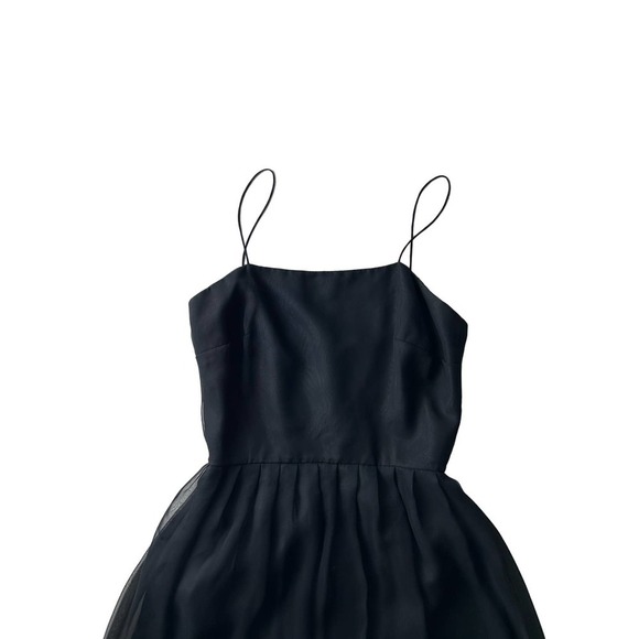 Vintage Miss Ellietie California Little Black Dress Sleeveless Fit Flare Size 6 - Picture 6 of 15